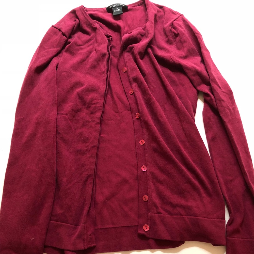 August Silk cardigan